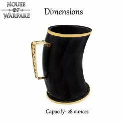 Guerrero Medieval Grande Vikingo Horn Tankard -Armadura Ventas 701718 2 1