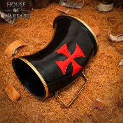 Jarra De Cuerno Medieval Grande Caballero Templario -Armadura Ventas 701719 3