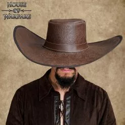 "Sombrero De Piel Auténtica "Alatriste -Armadura Ventas 701744BRE 5