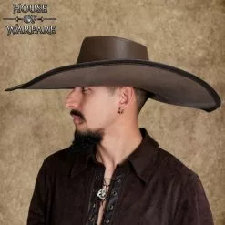 "Sombrero De Piel Auténtica "Alatriste -Armadura Ventas 701744BR 5