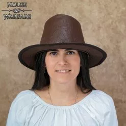 Sombrero De Piel Auténtica Hecho A Mano -Armadura Ventas 701745BRE 6