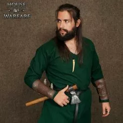 Brazales De Piel Auténtica De Guerrero Rico -Armadura Ventas 701746BR 3