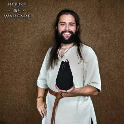 "Bolsa Negra Con Cordón "El Campesino Medieval -Armadura Ventas 701748BK 5