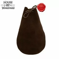 "Bolsa Marrón Con Cordón "El Campesino Medieval