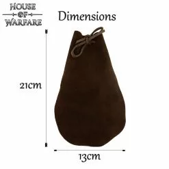 "Bolsa Marrón Con Cordón "El Campesino Medieval -Armadura Ventas 701748BR 2