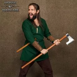 Brazales Vikingos De Cuero Auténtico -Armadura Ventas 701749BR 4