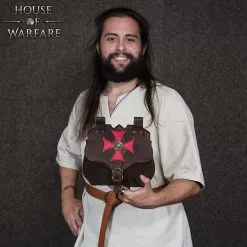 Riñonera Cruzada De Piel Auténtica Hecha A Mano -Armadura Ventas 701750CB 5