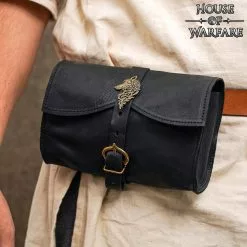 Riñonera De Cuero Auténtico Adventurer Wolf -Armadura Ventas 701751BK 3