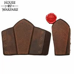 Brazaletes Artesanales De Cuero Auténtico De Ragnar