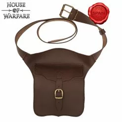 Bolso Satchel De Piel Auténtica Hecho A Mano