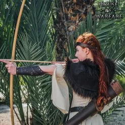 Collar Artesanal De Cuero Auténtico Con Piel Sintética -Armadura Ventas 701754BK 3 2