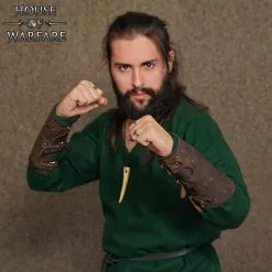 Brazaletes De Cuero Auténtico Hechos A Mano Fantasy Assassin -Armadura Ventas 701756CB 3