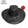 Sombrero "Van Helsing" De Piel Auténtica Hecho A Mano 2 Sombrero "Van Helsing" De Piel Auténtica Hecho A Mano -Armadura Ventas 701758BK 1