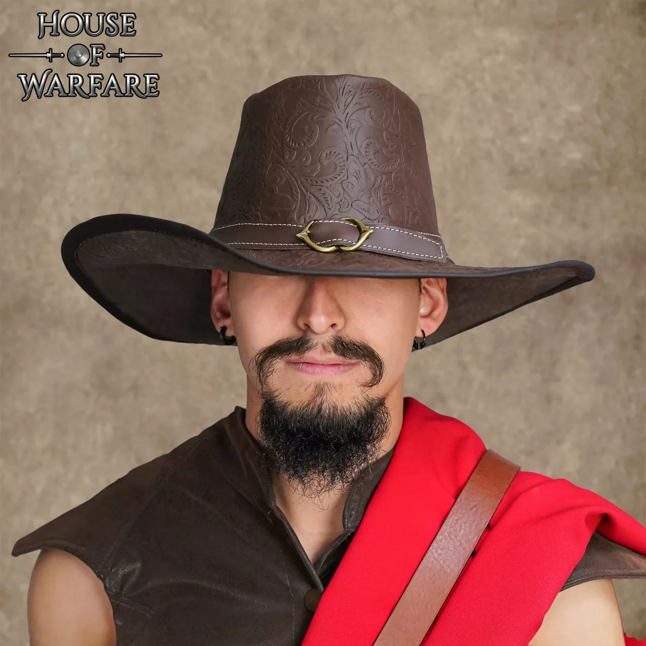 Sombrero "Van Helsing" De Piel Auténtica Hecho A Mano 8 Sombrero "Van Helsing" De Piel Auténtica Hecho A Mano - Imagen 6