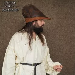 Rolf El Labrador Sombrero Medieval De Cuero Auténtico -Armadura Ventas 701761BR 5