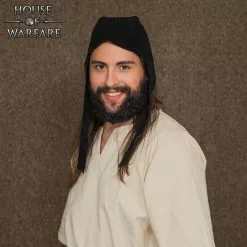 Gorro Medieval Artesanal De Ante Y Cuero -Armadura Ventas 701762BK 3