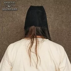 Gorro Medieval Artesanal De Ante Y Cuero -Armadura Ventas 701762BK 5
