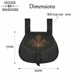 "The Burglar" Riñonera De Piel Auténtica Hecha A Mano -Armadura Ventas 701767BK 2 1