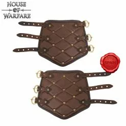 Brazales De Cuero Vikingo Auténtico Hechos A Mano