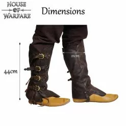 Aventurero Medieval Polienos De Cuero Auténtico -Armadura Ventas 701772BR 2