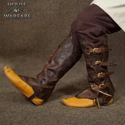 Aventurero Medieval Polienos De Cuero Auténtico -Armadura Ventas 701772BR 4