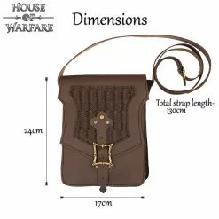 Bolso Satchel Artesanal Noble Medieval -Armadura Ventas 701773BR 2