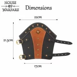Brazales De Soldado Mongol De Fantasía -Armadura Ventas 701774BKBR 2 1