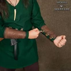 Brazales Celtas De Cuero Auténtico Hechos A Mano -Armadura Ventas 701780BR 5