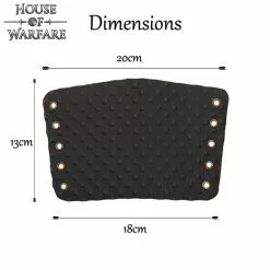 Brazaletes De Cuero "Shylock" Hechos A Mano -Armadura Ventas 701781BK 2