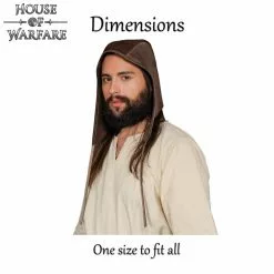 Gorra De Campesino De Cuero Auténtico Marrón Hecha A Mano -Armadura Ventas 701785BR 2