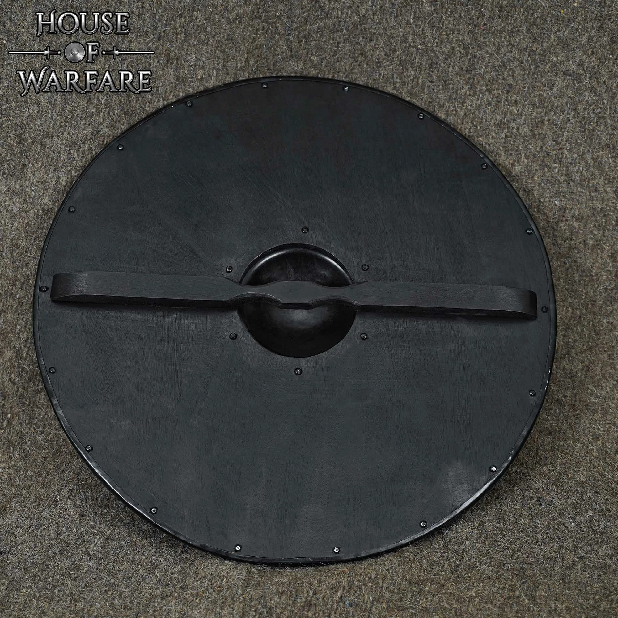 Fenrir Handcrafted Wooden Shield With 1.5 Mm Steel Shield Boss 7 Fenrir Handcrafted Wooden Shield With 1.5 Mm Steel Shield Boss - Imagen 5