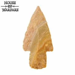 Punta De Flecha De Piedra Pequeña En Sílex Marrón 6cm