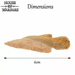 Punta De Flecha De Piedra Pequeña En Sílex Marrón 6cm 11 Punta De Flecha De Piedra Pequeña En Sílex Marrón 6cm -Armadura Ventas 701814 2