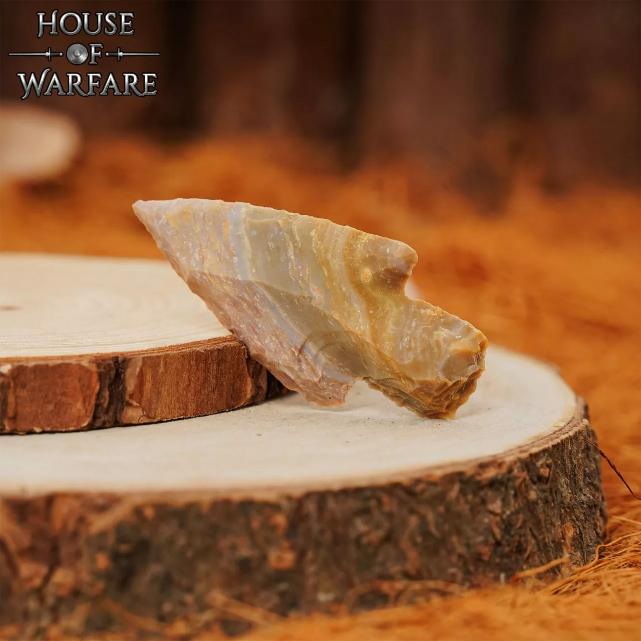 Punta De Flecha De Piedra Pequeña En Sílex Marrón 6cm 4 Punta De Flecha De Piedra Pequeña En Sílex Marrón 6cm - Imagen 2