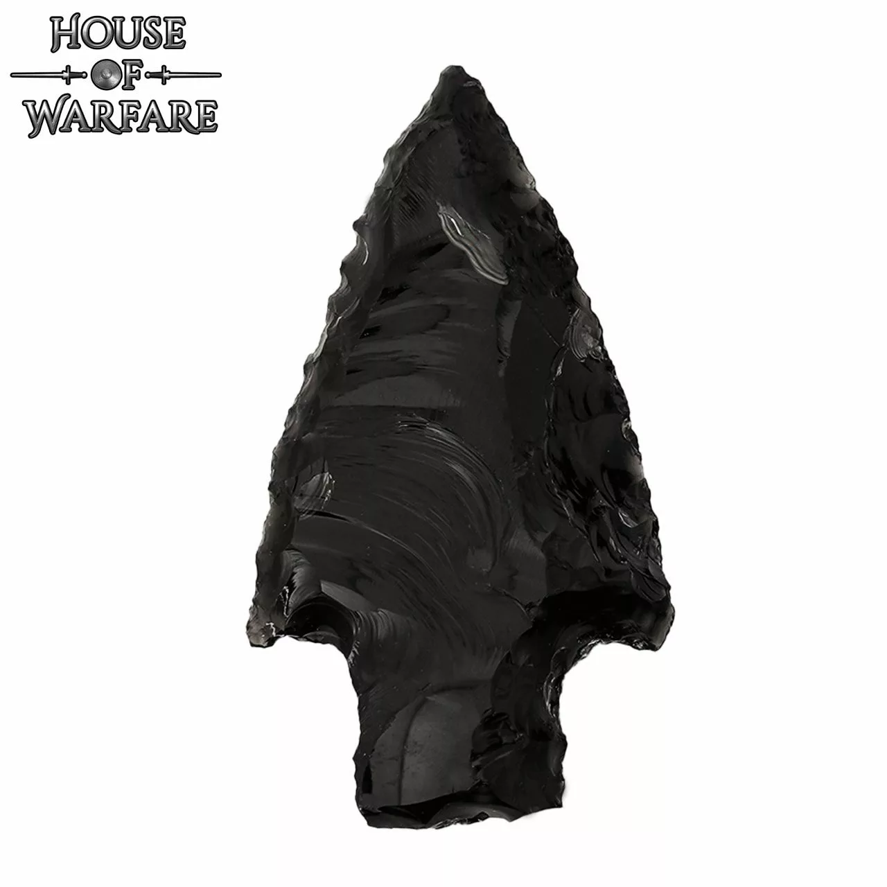 Punta De Flecha Pequeña De Obsidiana Negra Prehistórica 4,8 Cm 3 Punta De Flecha Pequeña De Obsidiana Negra Prehistórica 4,8 Cm