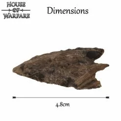 Punta De Flecha De Caza Histórica De Sílex Marrón 4.8cm 11 Punta De Flecha De Caza Histórica De Sílex Marrón 4.8cm -Armadura Ventas 701824 2