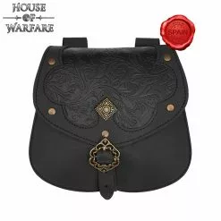 Riñonera Medieval De Fantasía Hecha A Mano En Piel Auténtica