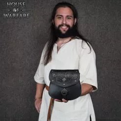 Riñonera Medieval De Fantasía Hecha A Mano En Piel Auténtica -Armadura Ventas 701853BK 3