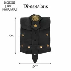Riñonera De Cuero Artesanal Archer Of The Realm -Armadura Ventas 701856BK 2