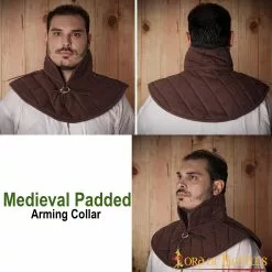 Cuello Medieval Acolchado Hecho A Mano Con Lienzo De Algodón 12 Cuello Medieval Acolchado Hecho A Mano Con Lienzo De Algodón -Armadura Ventas 7201 pattern 2 1