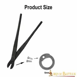 Remachadora Redonda Para Anillos De 6 Mm DIY Chainmail Armor 10 Remachadora Redonda Para Anillos De 6 Mm DIY Chainmail Armor -Armadura Ventas 791N6mm size