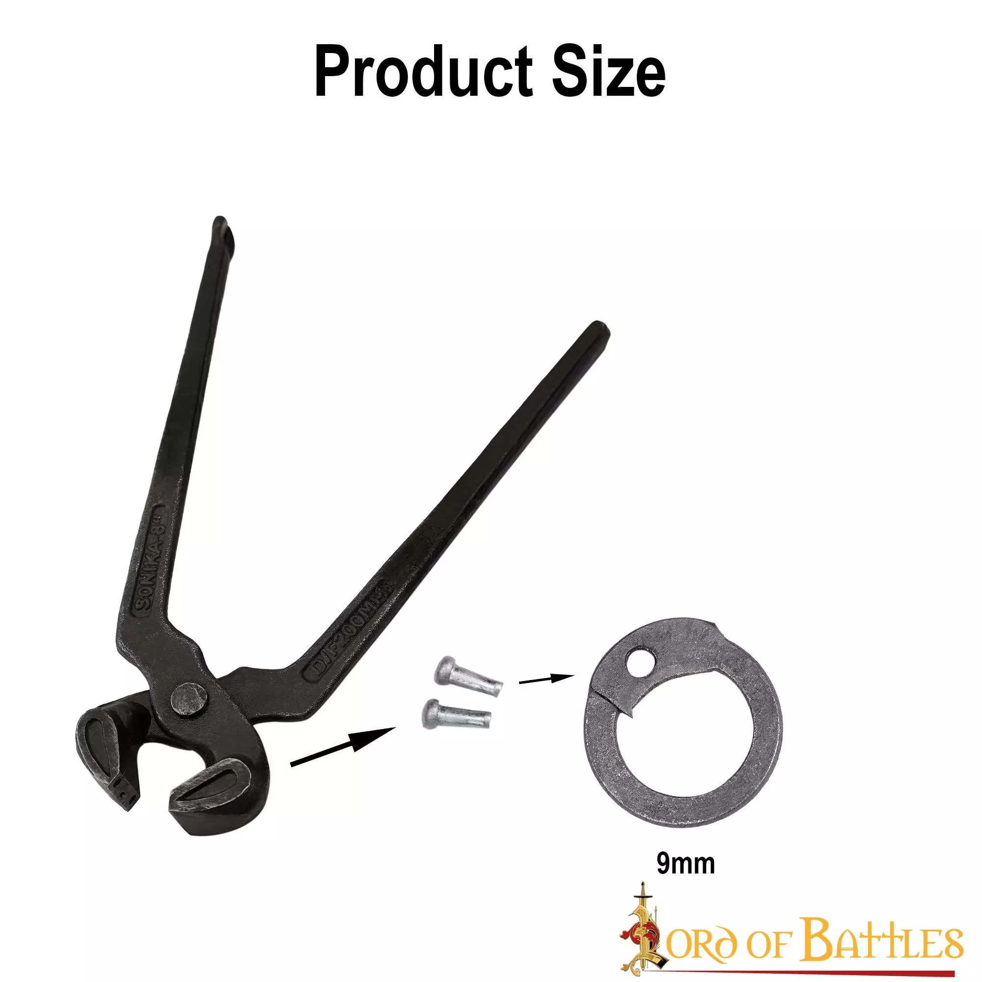 Alicate Remachador De Cuña Herramienta Funcional De Herrero DIY Chainmail Armor 5 Alicate Remachador De Cuña Herramienta Funcional De Herrero DIY Chainmail Armor - Imagen 3