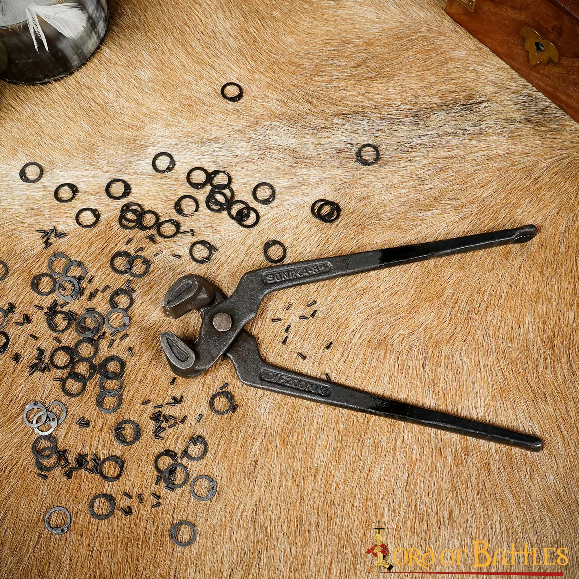 Alicate Remachador De Cuña Herramienta Funcional De Herrero DIY Chainmail Armor 8 Alicate Remachador De Cuña Herramienta Funcional De Herrero DIY Chainmail Armor - Imagen 6