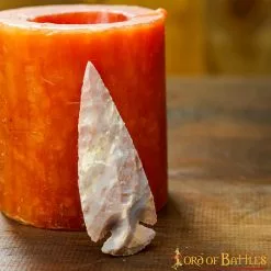 Punta De Flecha Medieval De Piedra De Sílex Artesanal Totalmente Funcional Afilada -Armadura Ventas 8 14