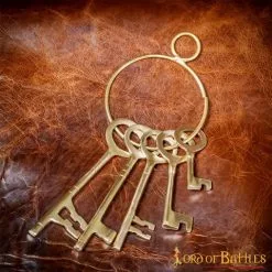 Dungeon Medieval Manojo De 5 Llaves Decorativas De Latón Puro 13 Dungeon Medieval Manojo De 5 Llaves Decorativas De Latón Puro -Armadura Ventas 8 15