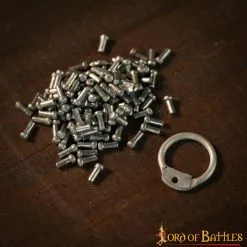 Anillos Redondos De Aluminio Sueltos Con Remaches De Cúpula DIY Chainmail Armor -Armadura Ventas 8 162