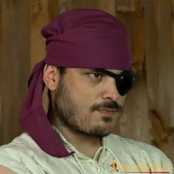 Bandana Pirata Hecha A Mano Con Algodón Ligero