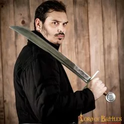 Espada Medieval Funcional Con Vaina De Cuero Auténtico -Armadura Ventas 8 51