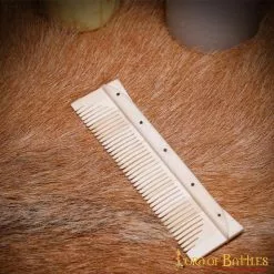 Peine Medieval De Hueso Auténtico Accesorio Artesanal De Hueso Auténtico 13 Peine Medieval De Hueso Auténtico Accesorio Artesanal De Hueso Auténtico -Armadura Ventas 8 93