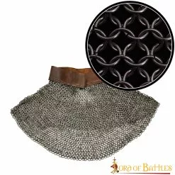 Anillo Redondo De Cota De Malla Medieval Aventail, Conificado, DI 9 Mm, Acero Para Muelles